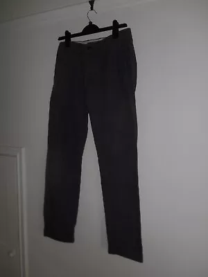 H&M LOGG Mens Chino Slim Fit DARK BLUE Cotton Pants  30  WAIST • £6.50