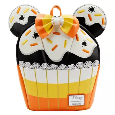 Loungefly Exclusive - Minnie Mouse Candy Corn Cupcake Glow Mini Backpack • $150