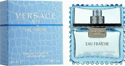 VERSACE MAN EAU FRAICHE EAU DE TOILETTE SPRAY 1.7 Oz / 50 Ml BRAND NEW IN BOX!!! • $39.99