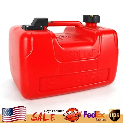 Portable Boat Fuel Tank 12L /3.2 Gallon Boat Gas Tank Outboard Marine Tank USA • $42.76