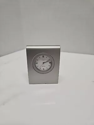 Silver Miniature Clock. Needs Battery  • $11.86