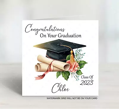 Personalised Graduation Card | University Graduation Celebration Card • £2.99