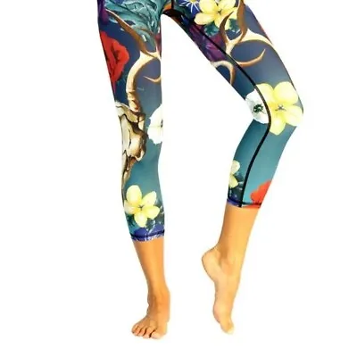 YOGA DEMOCRACY  Georgia  High Rise Crop Leggings - Eco Friendly X-Small NWT • $39