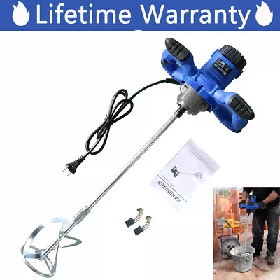 £36.50 • Buy Electric Plaster Paddle Mixer Drill Mortar Paint Cement Stirrer Whisk 2600W 240v