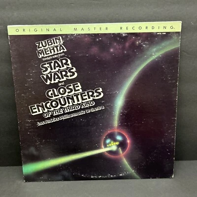 $14.95 • Buy ZUBIN MEHTA/Star Wars + Close Encounters 1978 LP MFSL 1-008 VINYL NM ORG. MASTER
