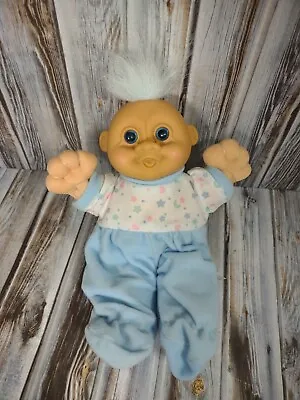 £9.70 • Buy Russ Troll Kidz 8   Goo Goo Baby Doll Plush Stuffed Animal Trolls Blue Vtg Toy