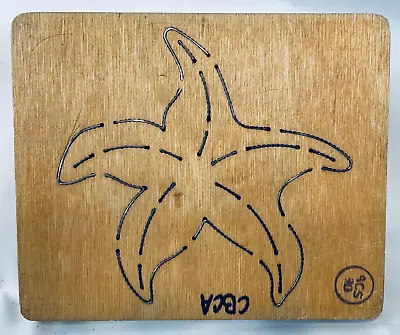 ACCUCUT Starfish Wooden Die Cuts Ellison Scrapbooking Educational S2160L • $21.45