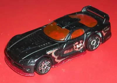 ⭐ Hotwheels Matte Black Dodge Viper Gts-r - Made In Malaysia ⭐⭐ • $6.85