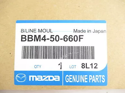 Genuine Mazda BBM4-50-660F Passenger Rear Window Weather Strip Molding 2010-13 3 • $39.88