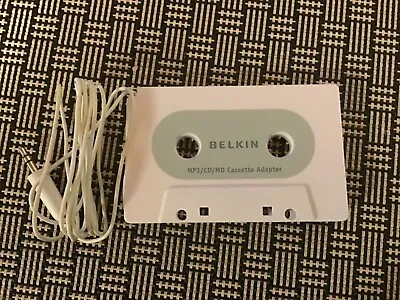 Belkin Car Cassette Adapter MP3/CD/MD F8V366-APL White • $5