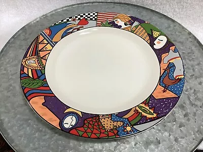 Vintage Vitromaster Metropolitan 10 5/8  Dinner Plates Circa 1991 • $24