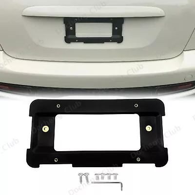 Black Rear License Plate Holder Bracket For BMW Mount Frame Tag Base With Screws • $3.99