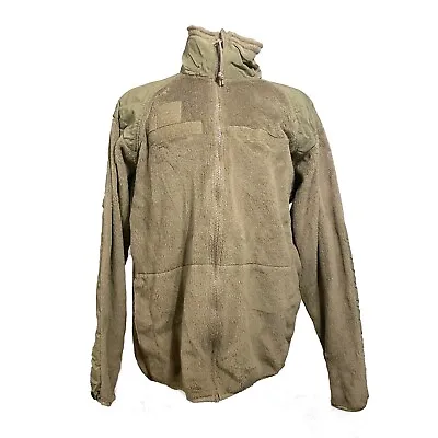 US Military Gen III Polartec 100 Cold Weather Fleece Jacket COYOTE BROWN Medium • $25.99