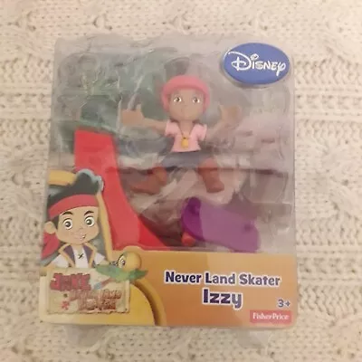 Fisher Price Disney Jake And The Neverland Pirates Skater Izzy Figure Set • £15