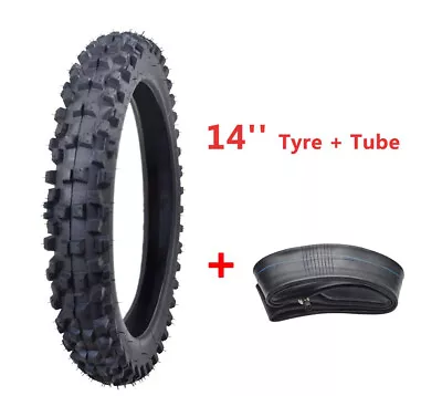 Front 60/100-14 2.50-14 Inch Tyre Tire Tube For Motocross Off-Road DIRT Pit Bike • $65.54