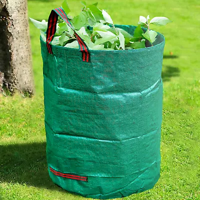 GroundMaster 300L Round Garden Waste Bags - Heavy Duty Reinforced Storage Sacks • £10.99