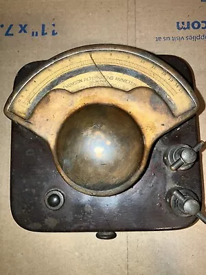 Antique Thomson AC Ammeter Amp Electrical Current Meter Power • $39.99