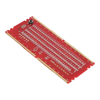 (Red)DDR5 RAM Memory Slot Tester Card With LED Lights Portable For PC • $19.30