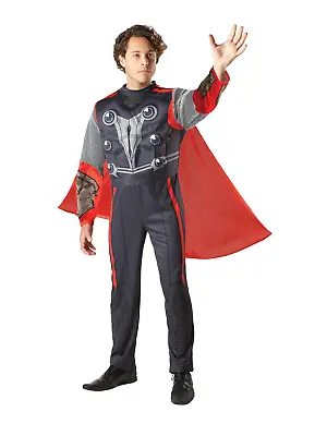 Thor Marvel Supehero Mens Fancy Dress Costume Muscle Chest Adults Med • $85.17