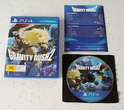 Gravity Rush 2 PS4 (Sony PlayStation 4) PAL RARE VGC • $99.95