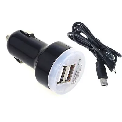 Dual USB Car Charger Micro USB Cable For Motorola DROID RAZR MAXX HD By Verizon • $5.99