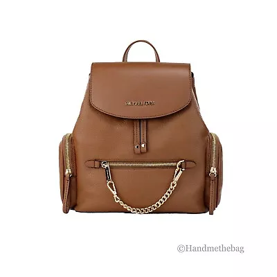 Michael Kors Jet Set Medium Luggage Leather Chain Shoulder Backpack Bag • $148