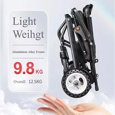 ELECTRIC FOLDING WHEEL CHAIR BRUSHLESS 360w MOTOR 24v 10A DISABILITY CHAIR. • $1500