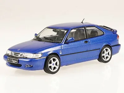 Saab 9-3 Viggen 3-door 1998 Blue Diecast Model Car 3898005 Atlas 1:43 • $49.90