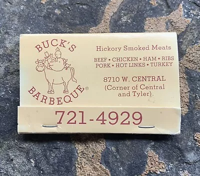 Buck’s Barbeque Matchbook. Vintage. Wichita KS. Used • $15