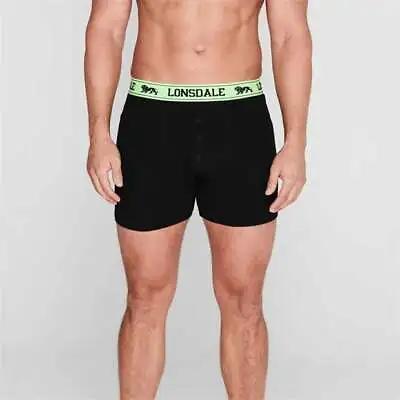 2 Pairs Lonsdale London Boxer Short Boxers Pants Trunks XS S M L XL XXL 3XL 4XL • £14.50