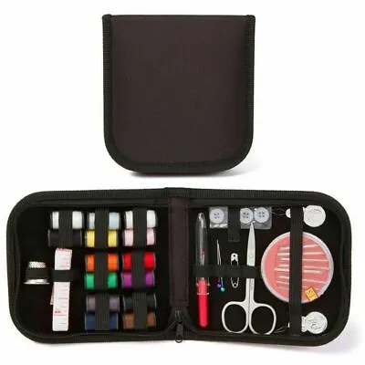 Portable Travel Small Home Sewing Kit Case With Thread Scissor / Needle Set Box • £2.99