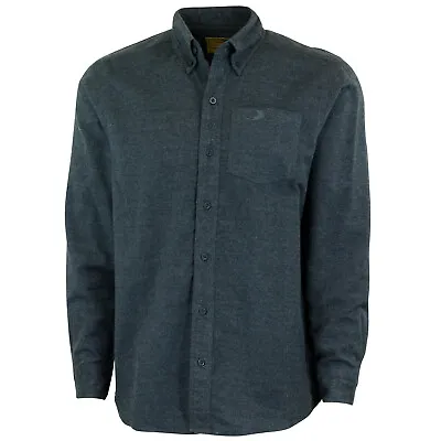 Mossy Oak Men's Solid Flannel Button-Up Shirt Long Sleeve Flannels For Men • $19.99