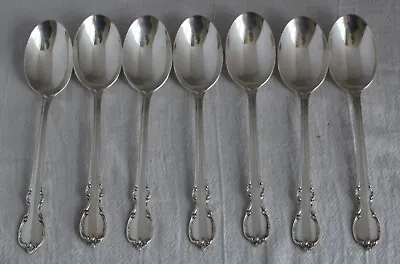 IS Reflection 7 Teaspoons Spoons 1847 Rogers Vintage Silverplate Flatware • $26.97