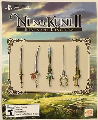 Ni No Kuni II (2 Two) Revenant Kingdom DLC Add-On For Playstation 4 PS4 • $7.50