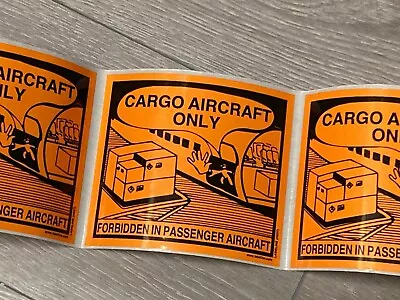 Air Labels - CARGO AIRCRAFT ONLY PVC-free Film 490 Sheets • $58.99