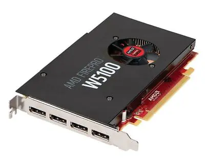 AMD FirePro W5100 4GB GDDR5X Quad Dp Port Video Graphics Video Card DisplayPort • $214.57