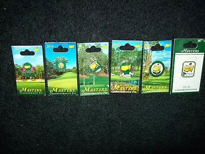 2013 2014201520162017 2018  MASTERS Commemorative PINS AUGUSTA NATIONAL Lot • $132