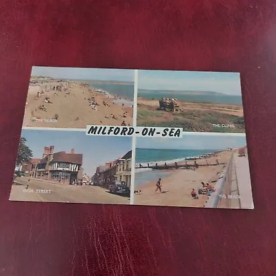 Vintage 1974 Milford-on-Sea Postcard • £5