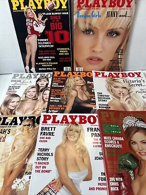 Playboy Magazine 1997 Lot Of 8 W/Centerfolds Jenny Pam Farrah • $9.99