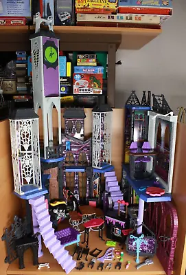 Monster High Doll House Deadluxe High School Playset Castle Girls Haunted Deluxe • $300