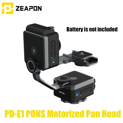 ZEAPON PD-E1 PT Motorized Pan Tilt Head 360° For Micro 2 3 Slider Cameras DSLR • $425