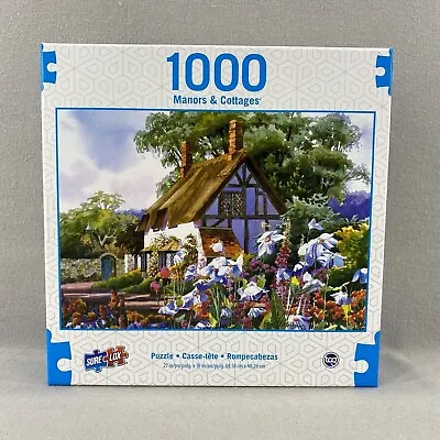 Sure Lox Jigsaw Puzzle April Cottage Manors & Cottages 1000 Pieces New • $20