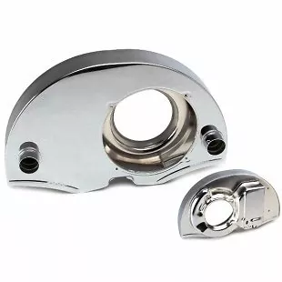$135.42 • Buy Air-Cooled VW Dog House Fan Shroud Chrome With/Ducts