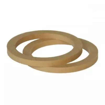 5.25  130mm Pair Of MDF Speaker Spacer Mounting Rings 12mm Thick ID 118mm • £10.99