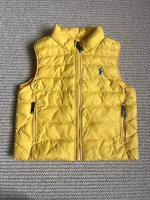 Ralph Lauren Gilet Kids 12 Months Yellow Girls/Boys • £24