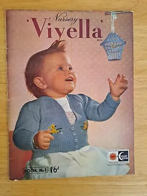 Vintage Nursery Viyella Book 1-31 Page Baby  Knitting Pattern Booklet  • £2.70