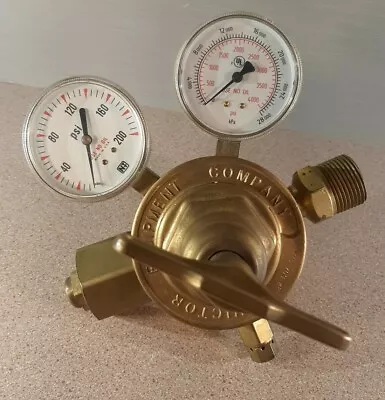 Victor 1-1/4  Dual Gas Regulator VTS 703 ME High Capacity Vts703 Gauge Two Stage • $450