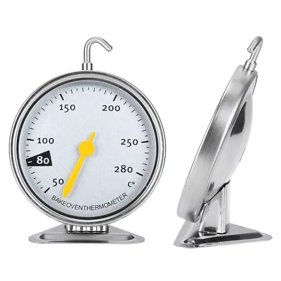 £6.94 • Buy Stainless Steel Large Dial Oven Thermometer With Hook Kitchen Cooking Measuri HE