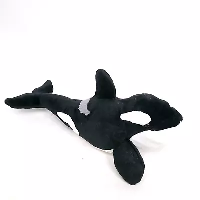 K&M International Whale Plush Black White Stuffed Animal 18  • $12.99