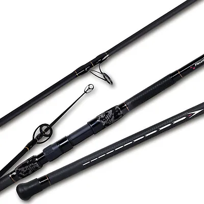 12 Ft 3 PCS Surf Fishing Rod Spinning & Casting Carbon Fiber Travel Fishing Rod • $112.49